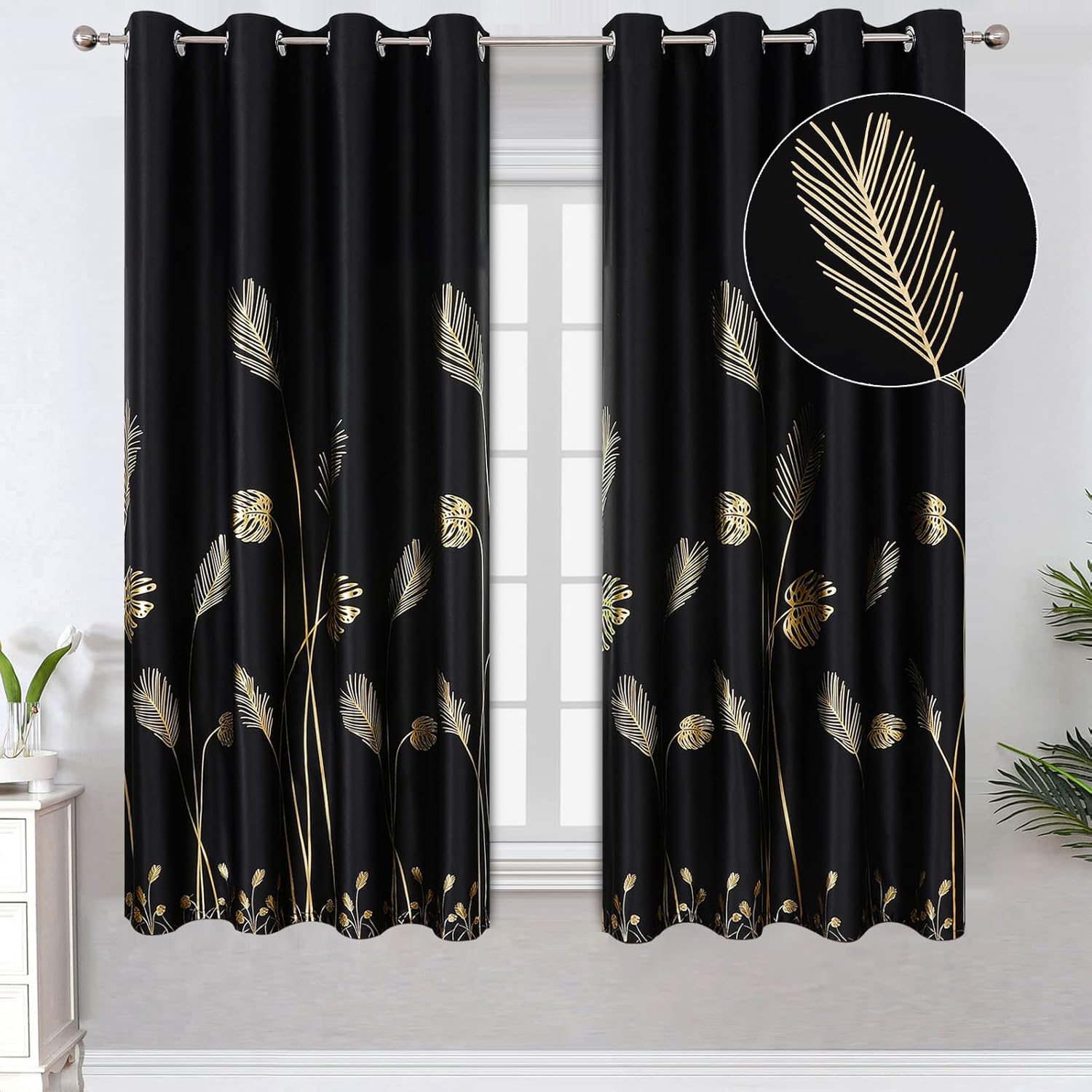 Estelar Textiler Grommet Blackout Curtains for Elegant Bedrooms