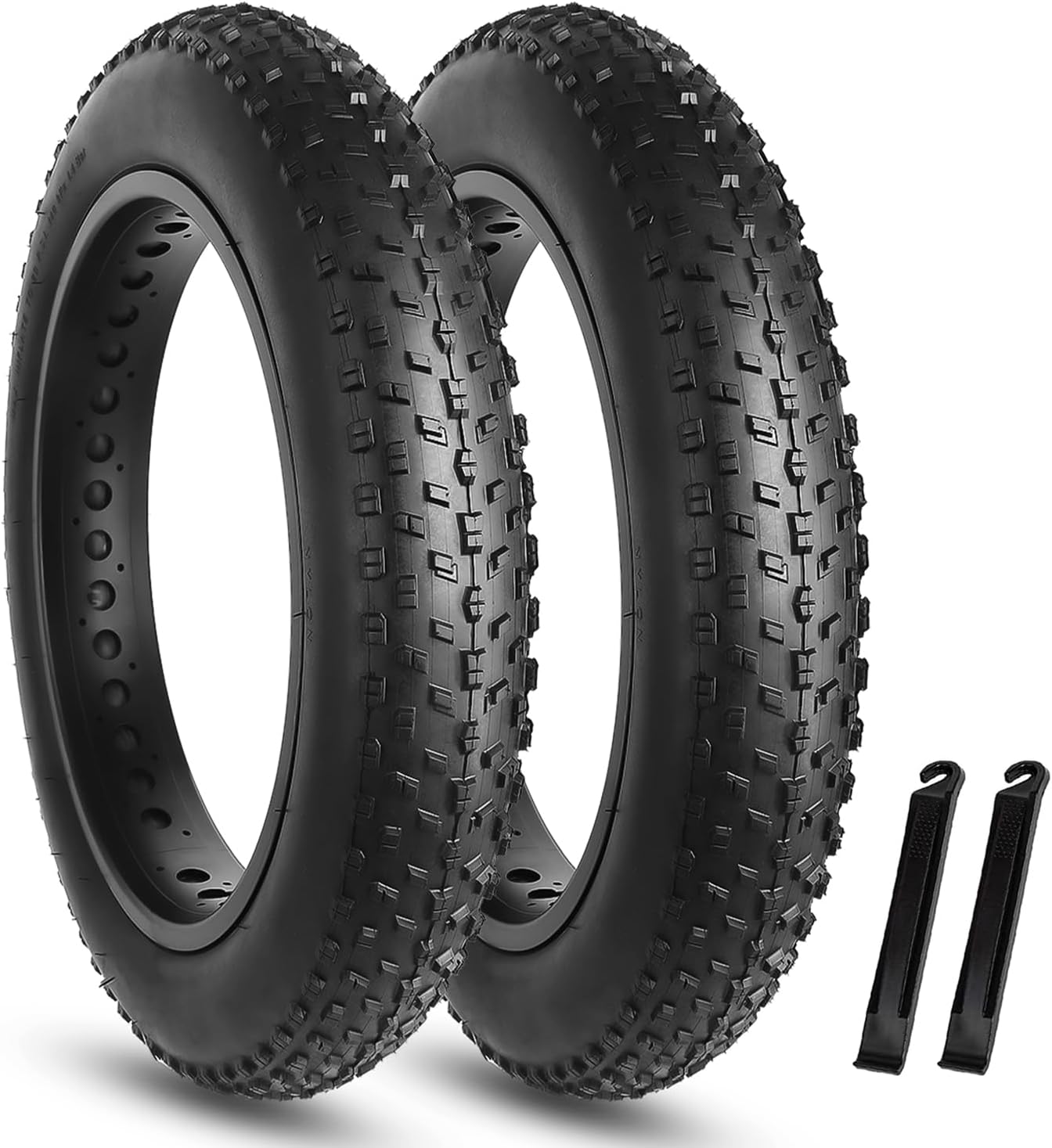 Hycline Fat Bike Replacement Tire: All-Terrain 26x4.0 Inch