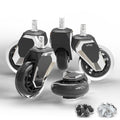 Replacement Office Chair Wheels for Carpet, Wood & Tile - Smooth
