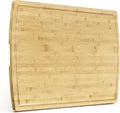 Extra Large Cutting Board 36 x 24 in - Heavy Duty Bamboo Prep Surface