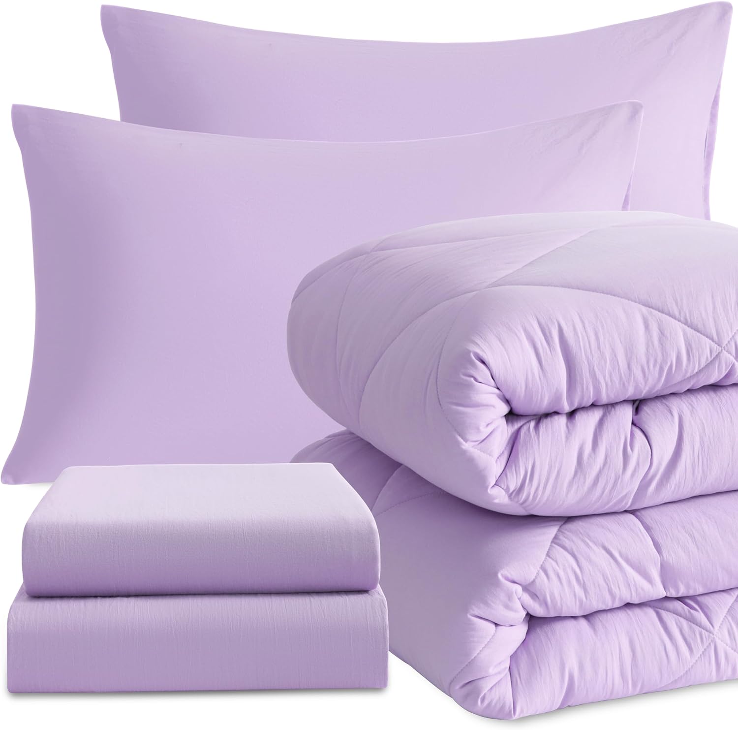 NTBAY Twin Comforter Set with Sheets for Cozy All-Season Comfort