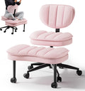 HOMRELEXA Cross Legged Office Chair for Ultimate Comfort