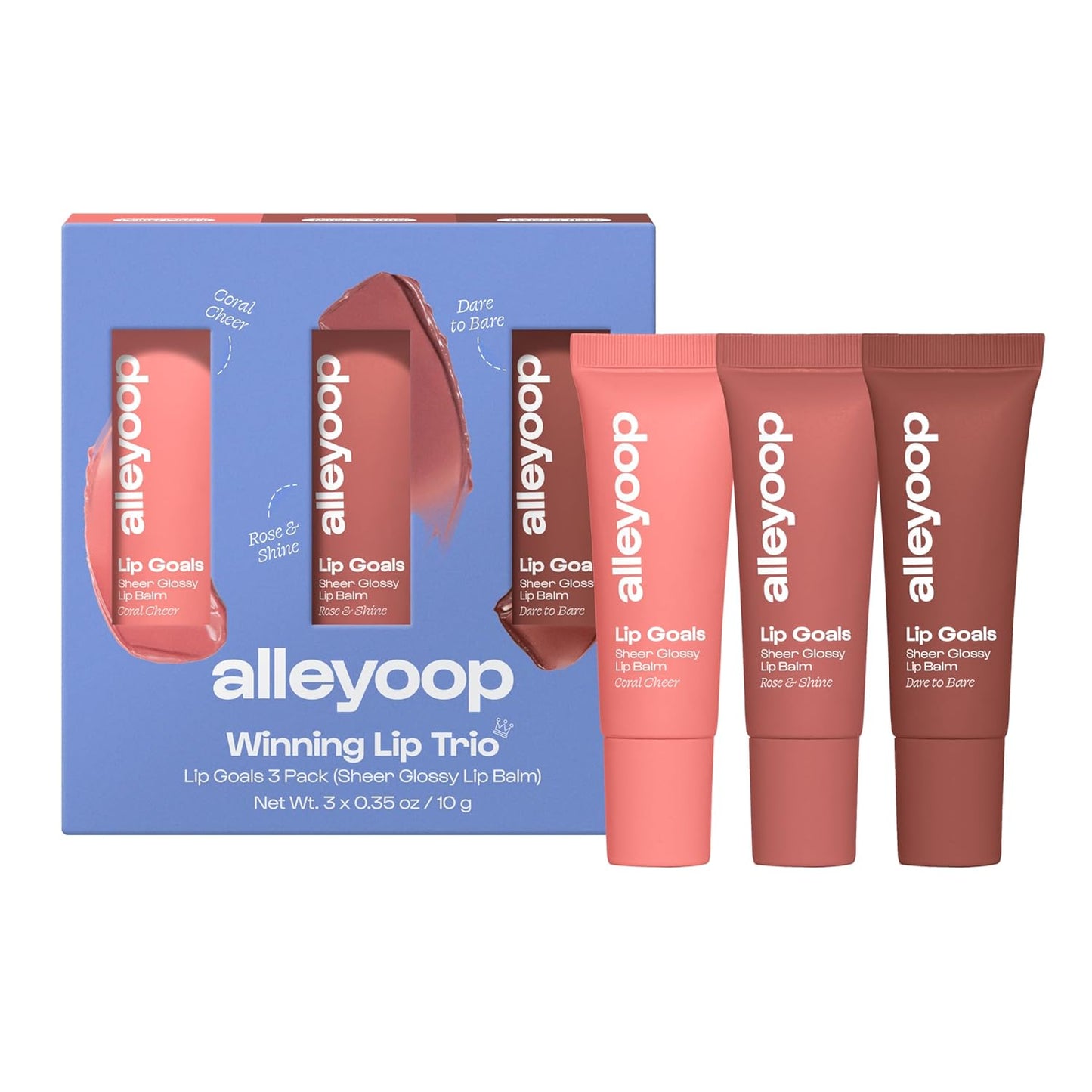 Lip Goals Trio: Hydrating & Moisturizing Lip Balm Set