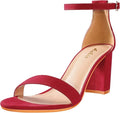 Ankis Nude Black Silver Gold Heels - 2.75in Chunky Strap Sandals