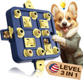 KADTC Dog Chess Puzzle Toy for Smart Dogs - 3 Levels of Fun