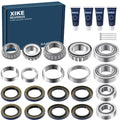 XiKe 4 Set Trailer Wheel Hub Kit for 8,000 lb Axles - Complete Bearing