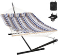 ANOW Outdoor Double Hammock with Stand - Comfortable Two-Person