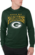 NFL Junk Food Bold Logo Long Sleeve T-Shirt - Soft Team Tee