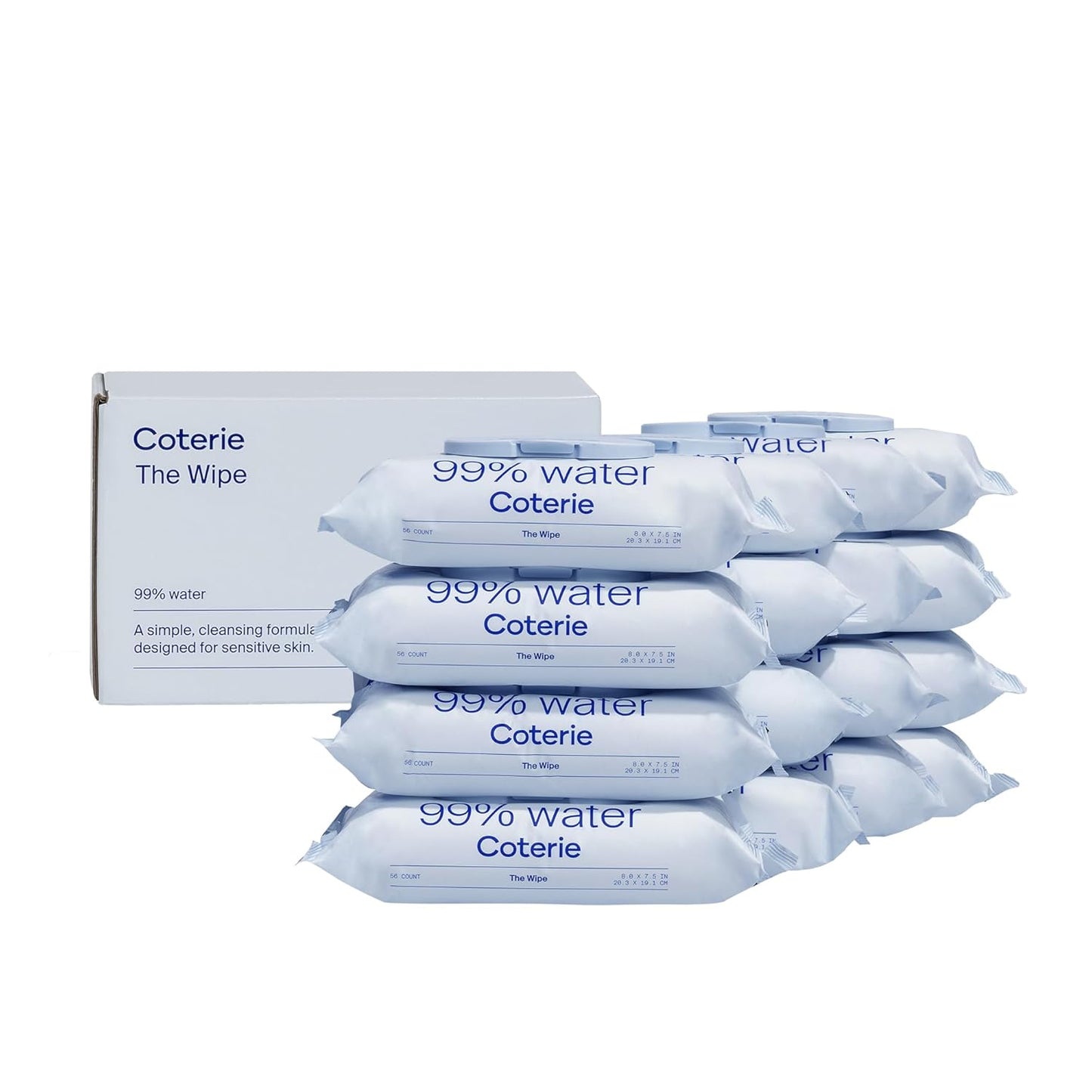 Coterie Baby Wipes: Pure & Gentle 896ct
