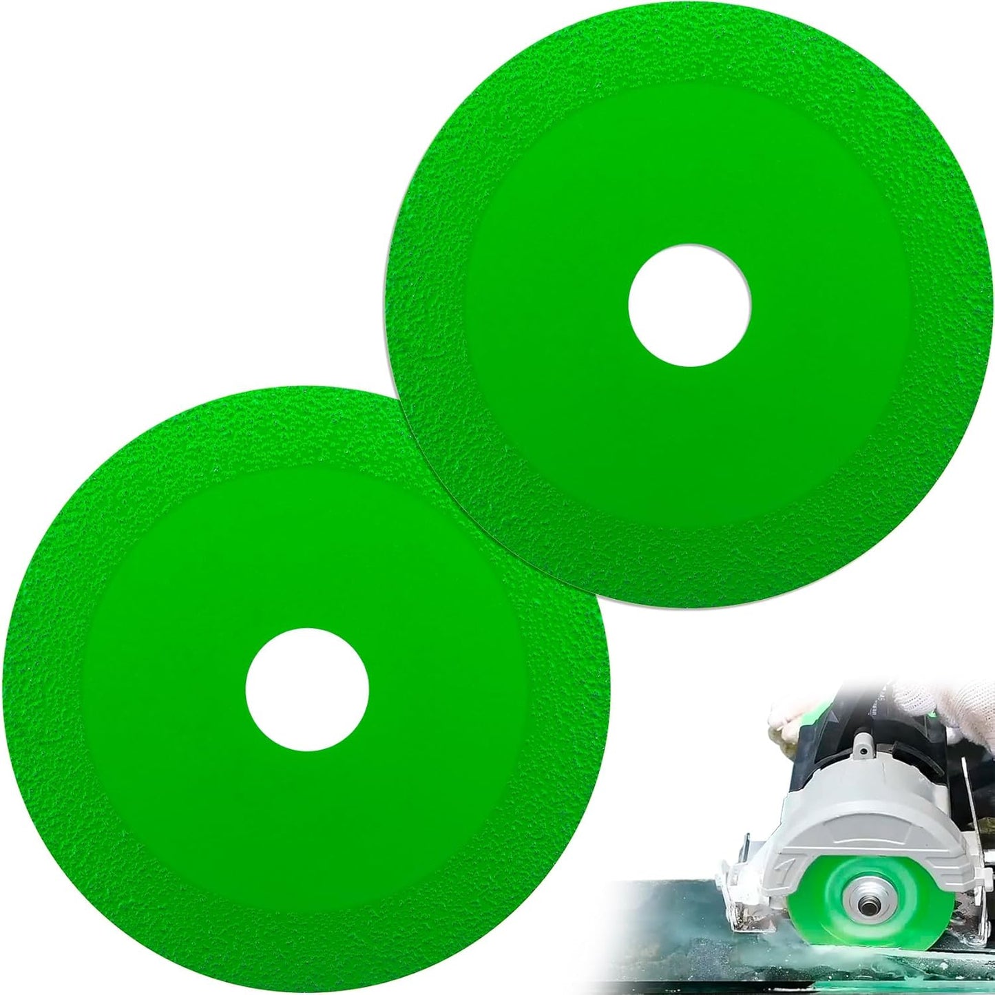 Precision Glass Cutting Disc Set - Chip-Free 100mm Grinding Blade