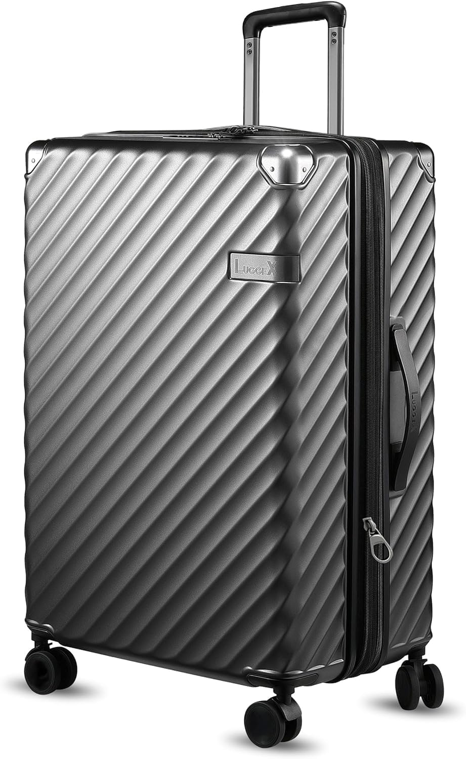 LUGGEX 28 Inch Expandable Hard Shell Suitcase with Spinner Wheels