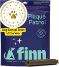 Finn Plaque Patrol Dental Chews for Medium/Large Dogs - Triple-Action