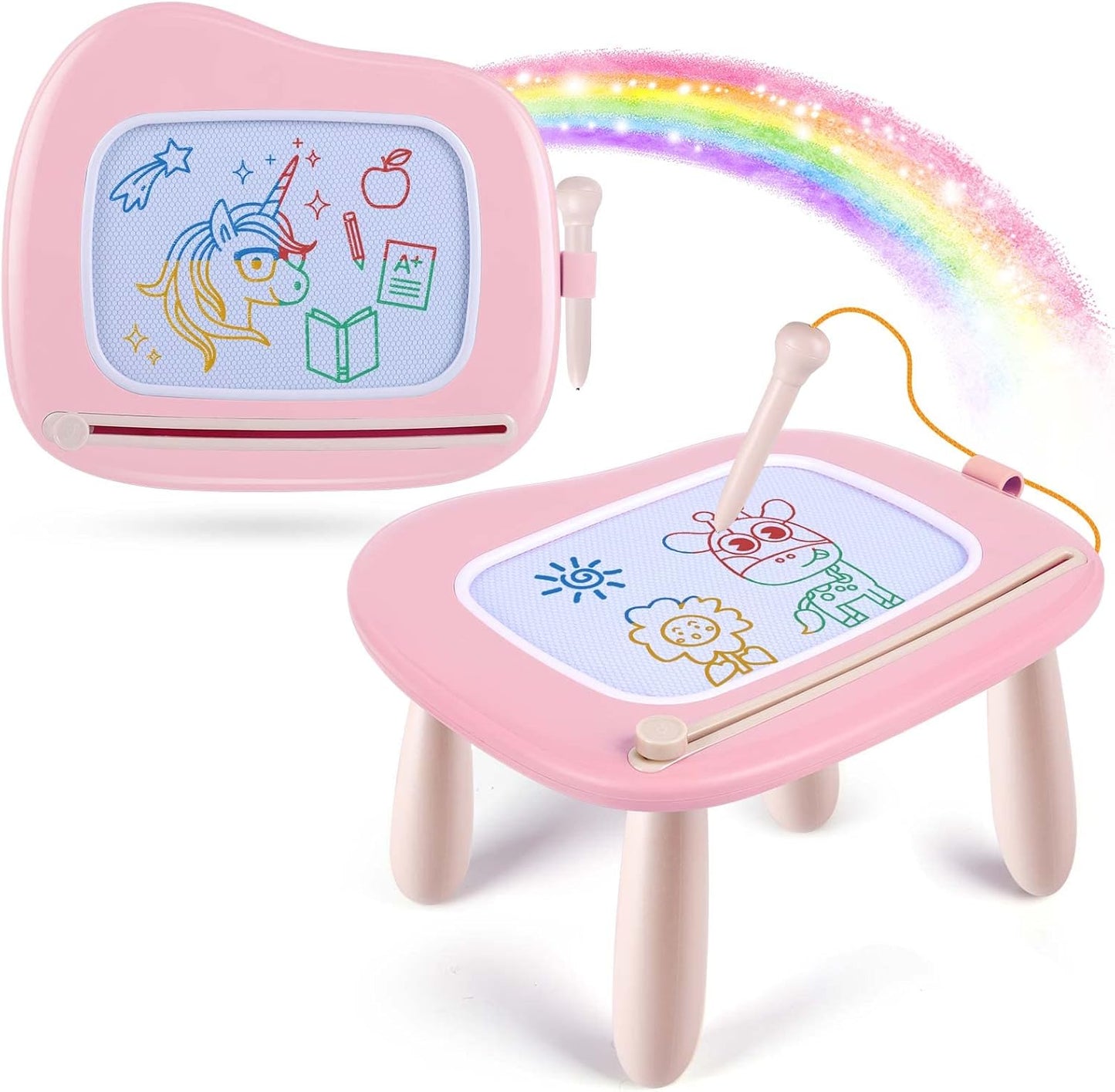 Portable Magnetic Doodle Board - Educational Gift for Girls