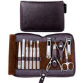 Manicure Set 11 in 1 Stainless Steel Nail Clippers Kit - Travel Ready