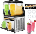 VEVOR Commercial Slushy Machine - 15Lx2 Tank Margarita Maker