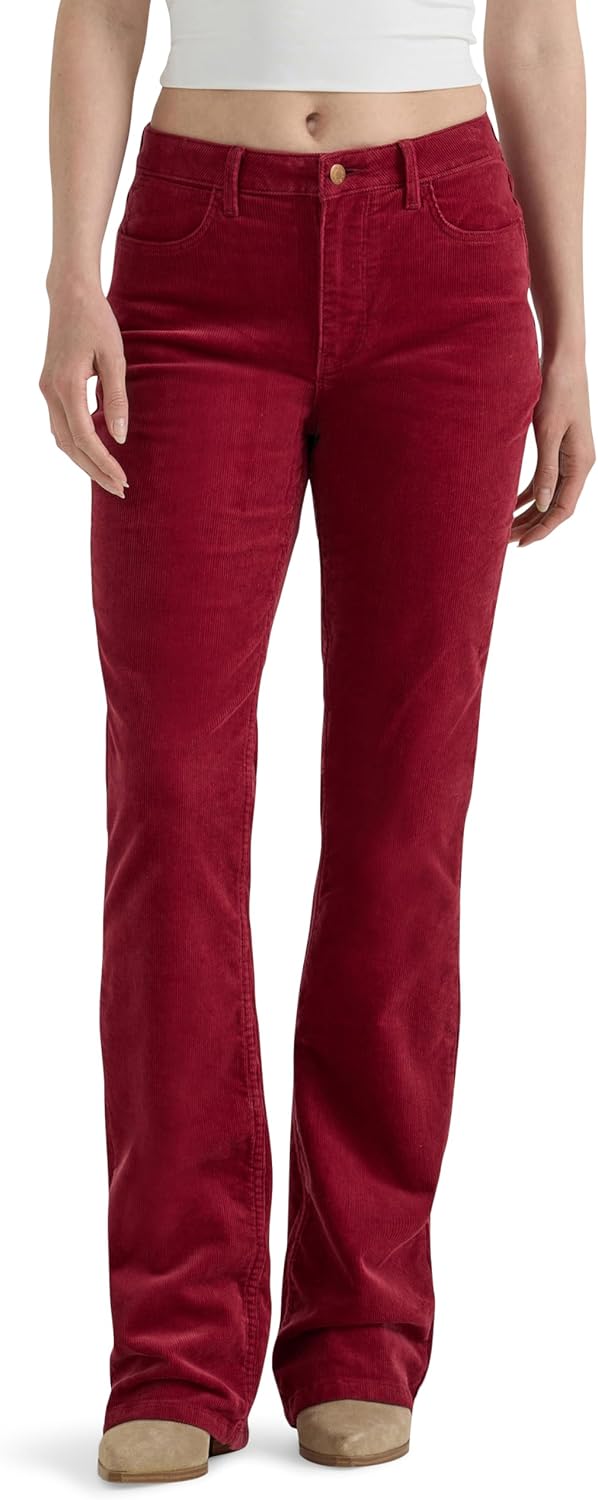 Wrangler Women's High Rise Bold Boot Jean for Timeless Style