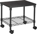 3 Tier Wide Printer Stand with Wheels - Rolling Printer Table Cart