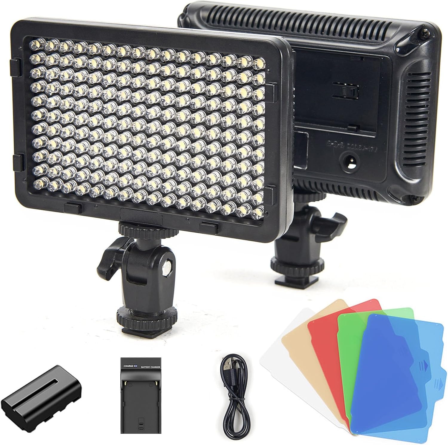 Tolifo PT-176S Dimmable LED Video Light for Photography