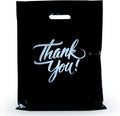 Thank You Merchandise Bags 16in x 18in Glossy Black - 500 Pack
