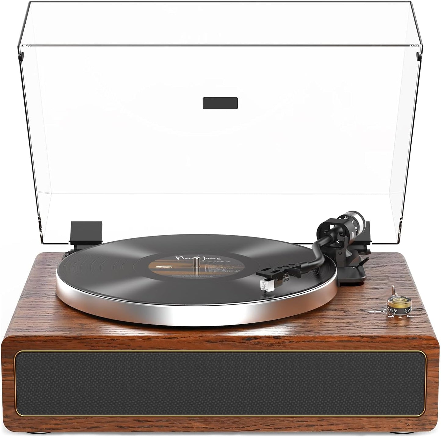 All-in-One Turntable Record Player with Built-in Speakers