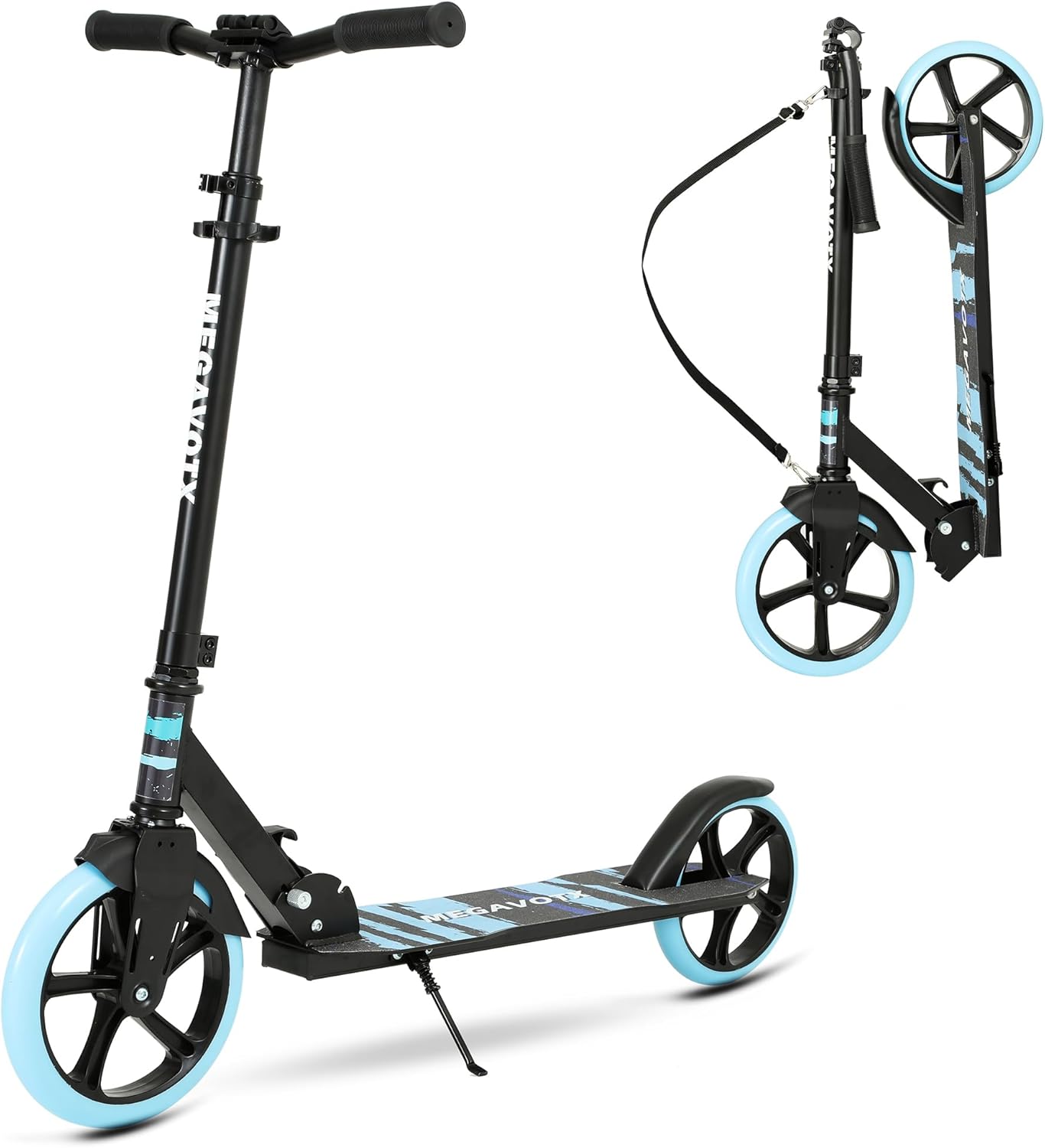Kick Scooter Set for Kids & Adults with Adjustable Height