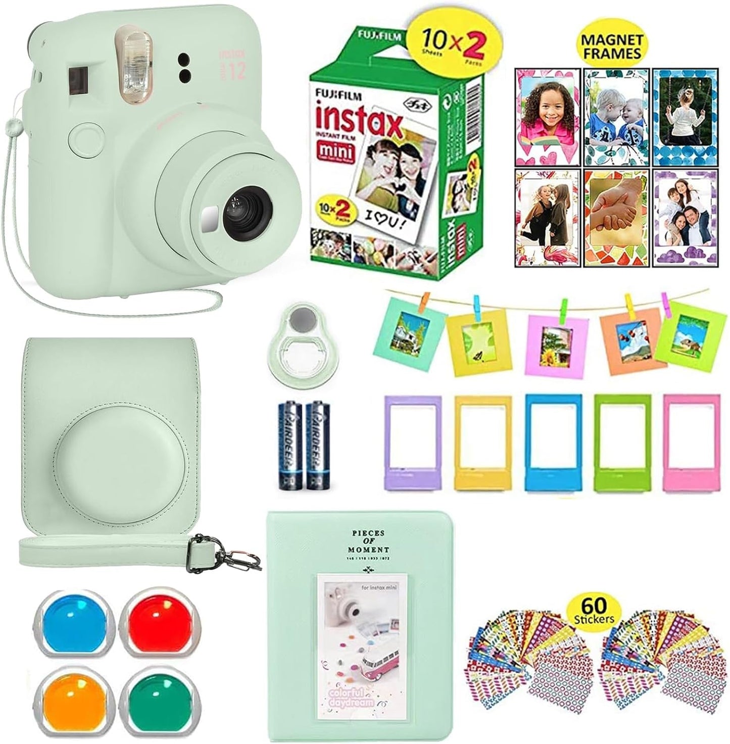 Fujifilm Instax Mini 12 Instant Camera Bundle with Accessories