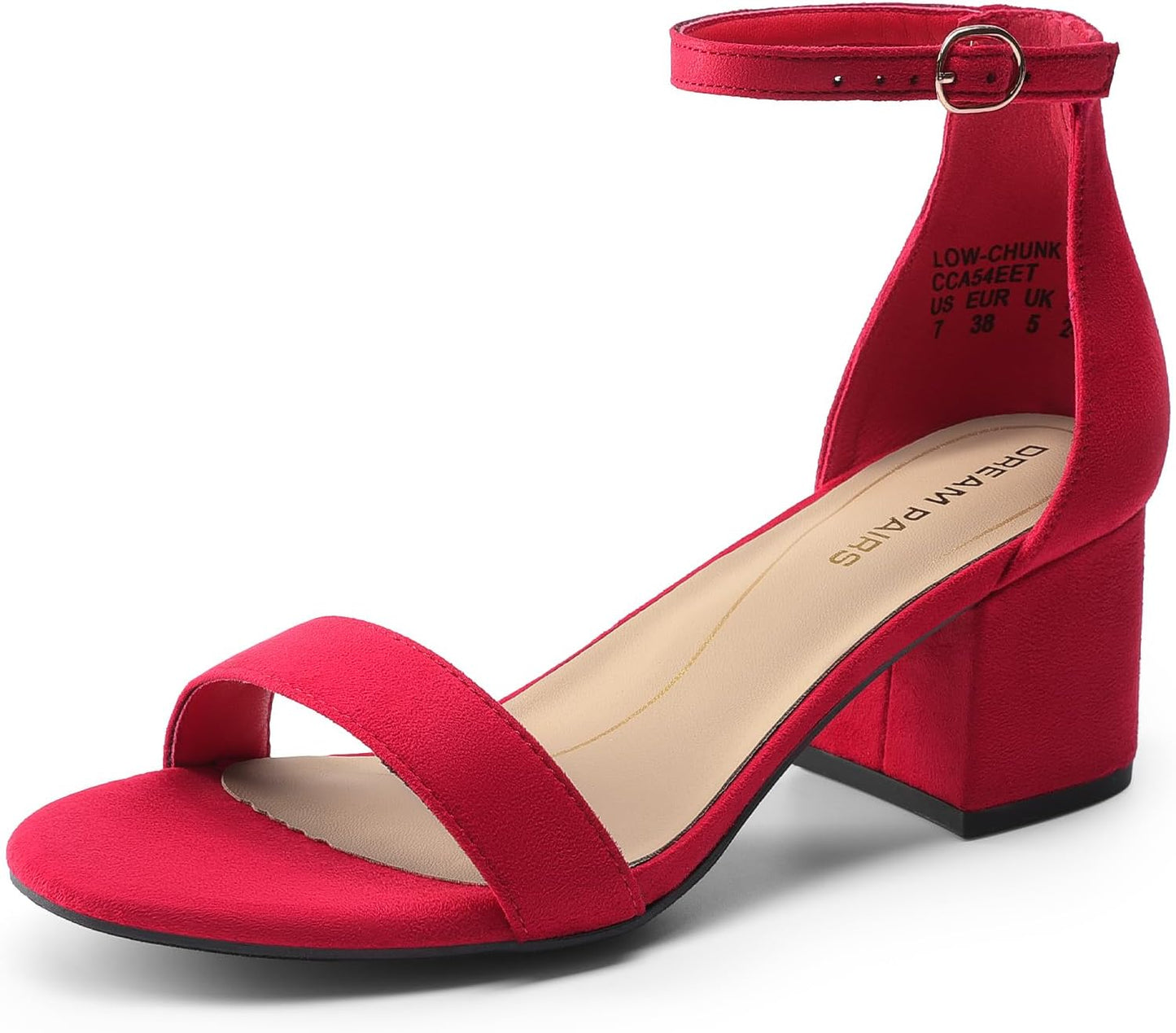 DREAM PAIRS Womens Low-Chunk Low Heel Pump Sandal Review