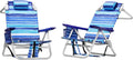 LEMBERI Backpack Beach Chairs for Adults - Adjustable Folding Lounge