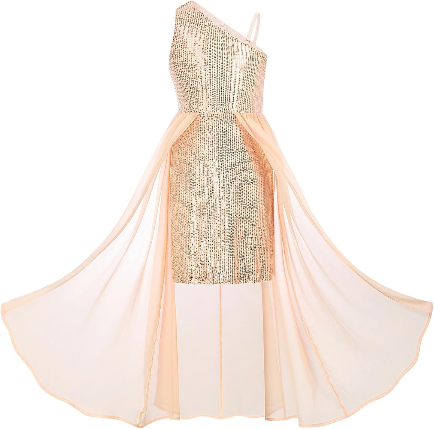 GRACE KARIN Girls Sequin Formal Dress for Special Occasions