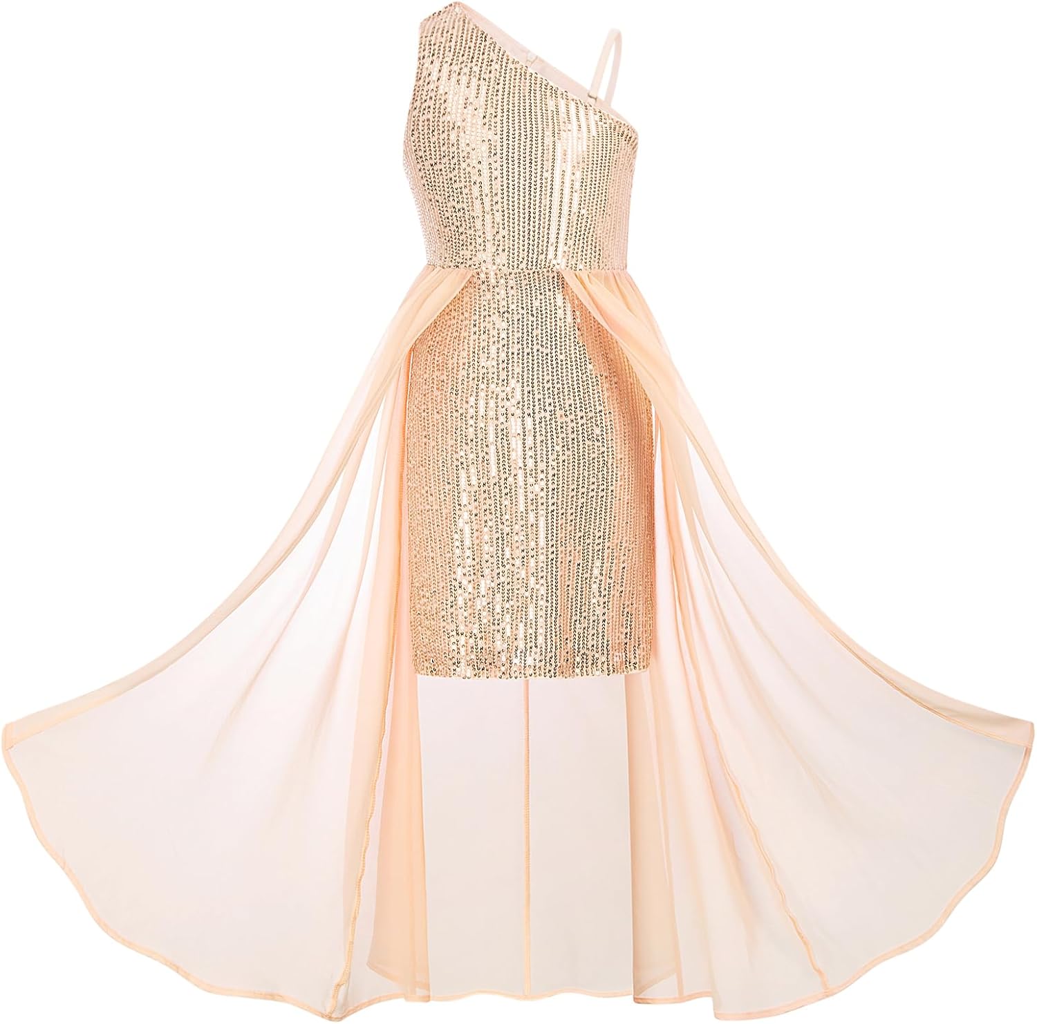 GRACE KARIN Girls Sequin Formal Dress for Special Occasions