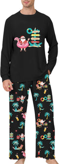 ALISISTER Mens Christmas Pajamas Set Long Sleeve Pjs - Cozy Holiday