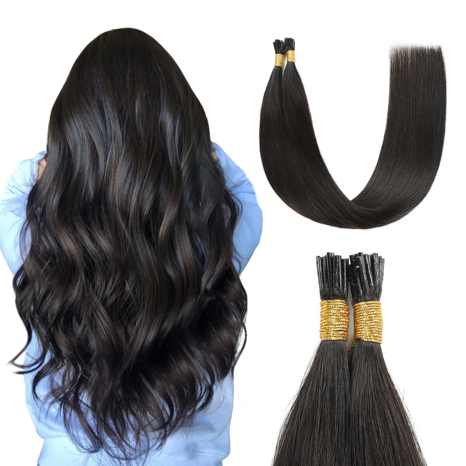 Sunya Human Hair Itip Extensions 22 Inch - Premium Quality
