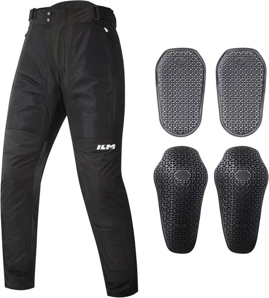 ILM Mesh Motorcycle Pants for Men with CE Armor for Riding