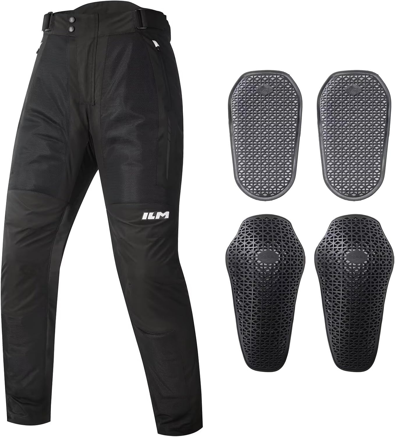 ILM Mesh Motorcycle Pants for Men with CE Armor for Riding