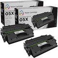LD Products Compatible Toner Cartridge for HP 05X CE505X - 2-Pack