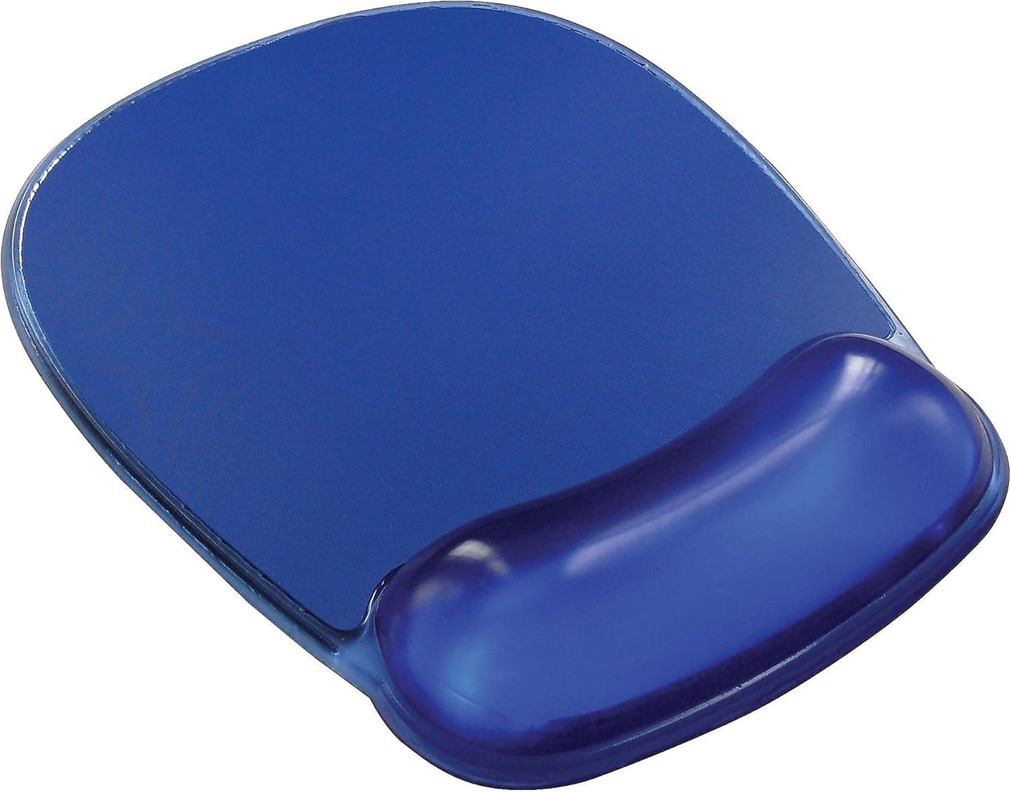 Comfort & Style: Blue Crystal Gel Mouse Pad/Wrist Rest
