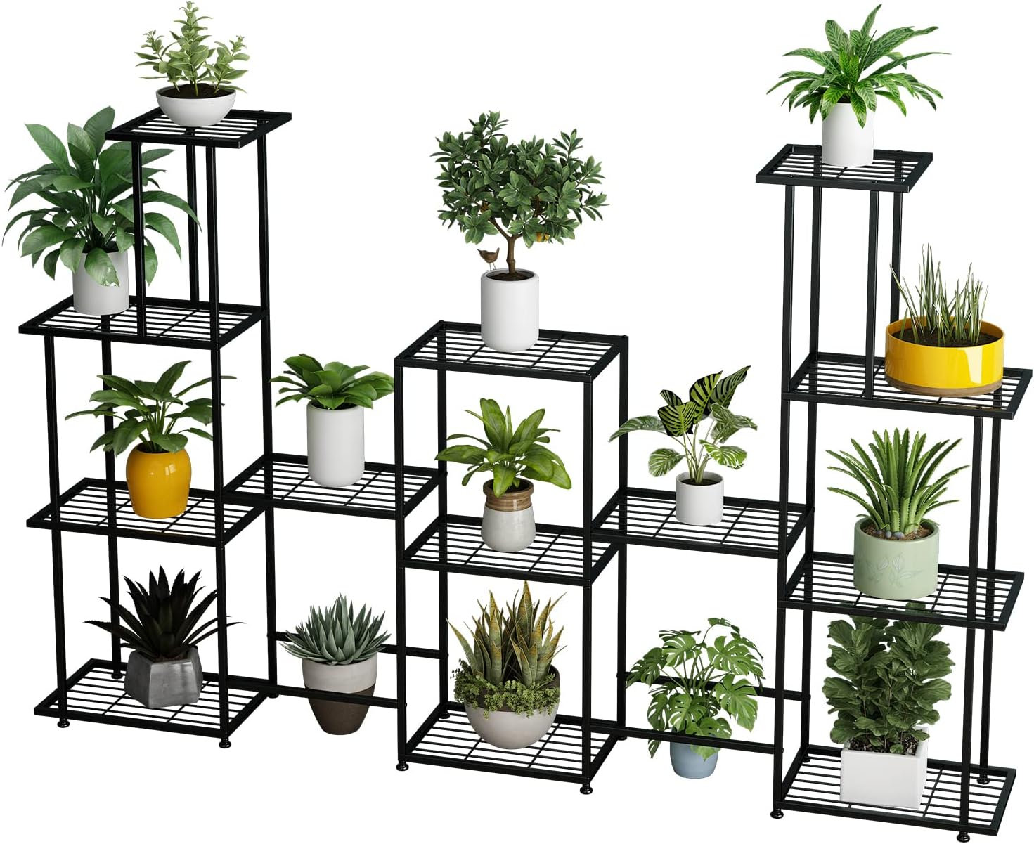 Tall Multi Tier Plant Stand for Indoor and Outdoor Use