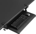 Under Desk Keyboard Tray Pull-Out - Space-Saving Ergonomic Slide-Out