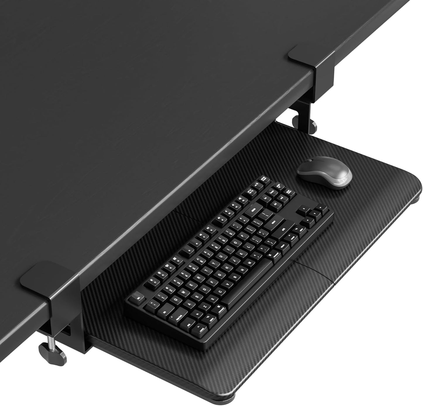 BONTEC KMT01-PJ Under Desk Keyboard Tray for Ergonomic Setup