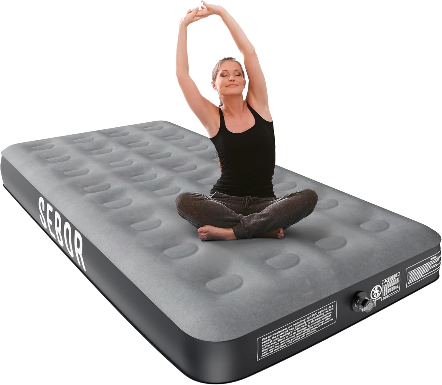 Sebor Adventurer Series 9in Twin Air Mattress for Comfort