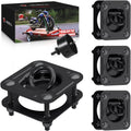 1/2 in D Ring Tie Down Anchors 4 Pack - Heavy Duty Trailer Hardware
