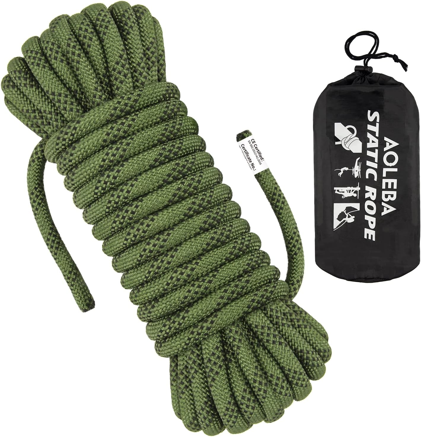 10.5mm Static Climbing Rope for Outdoor Adventures and Safety