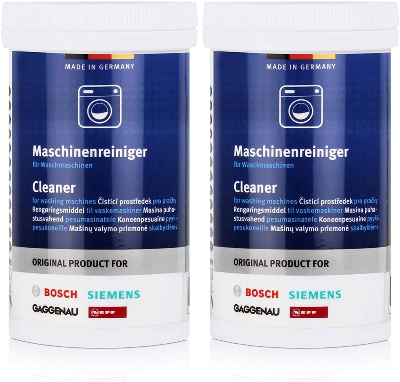 Bosch Washing Machine Cleaner 2-Pack: Sparkling Clean Results