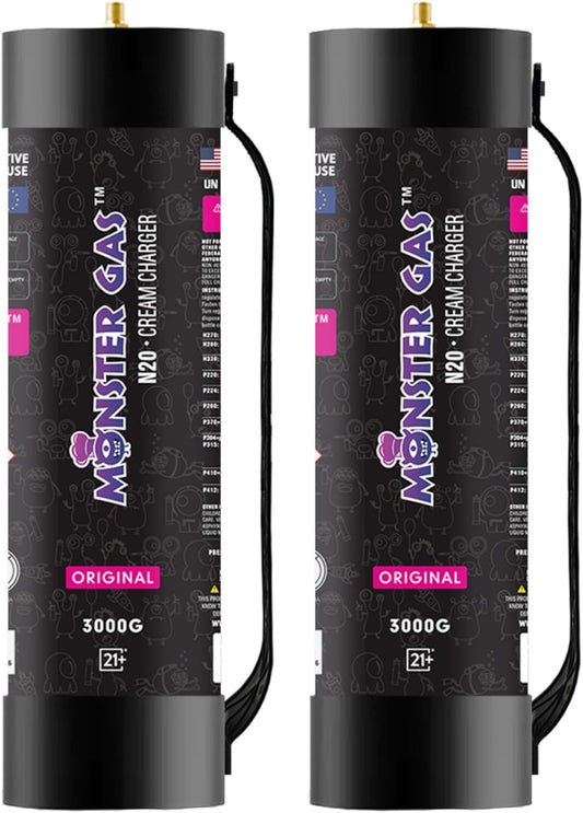 Nitrous Oxide Whip Cream Charger Kit - Monster Gas Power