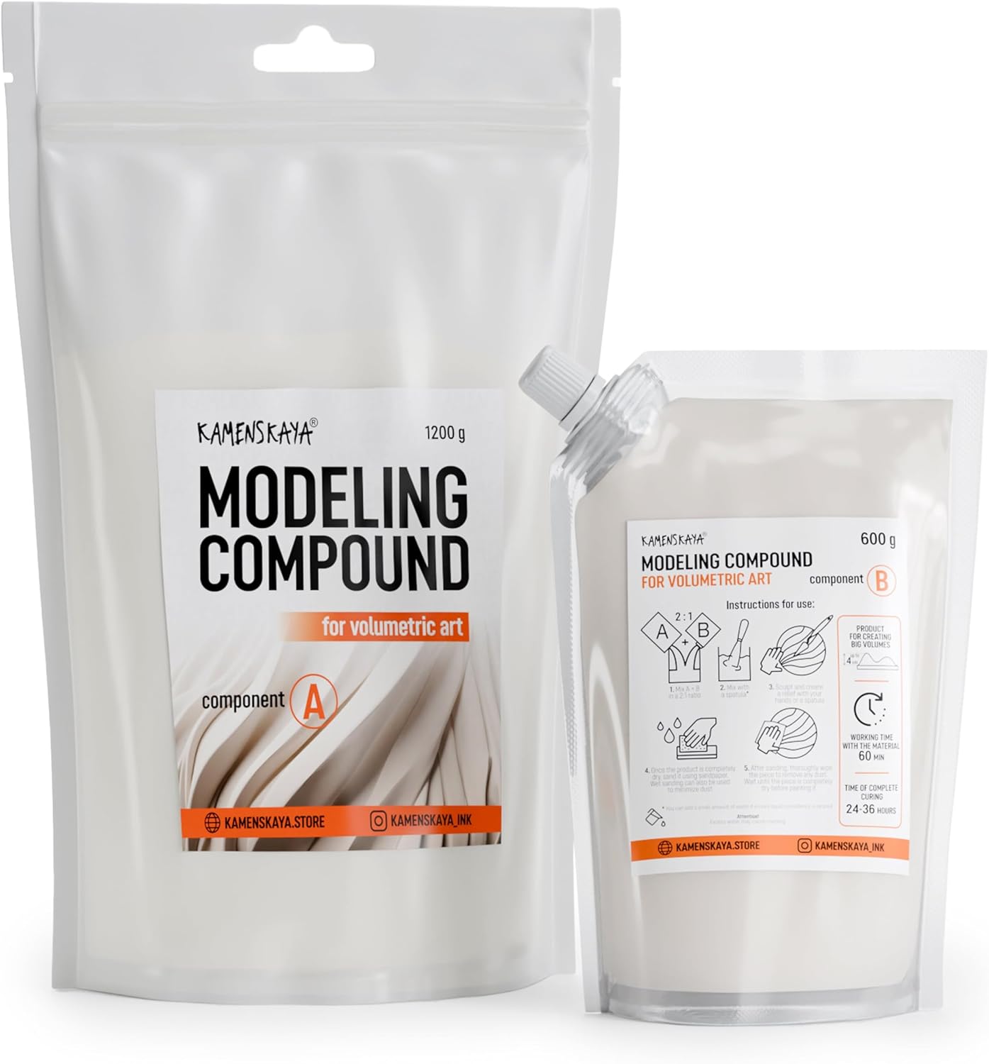 Modeling Compound for Volumetric Paintings and Reliefs