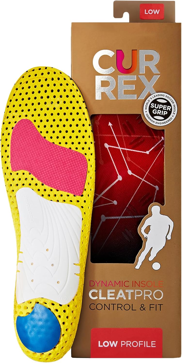 CURREX CLEATPRO Insoles for Soccer, Football, and Baseball