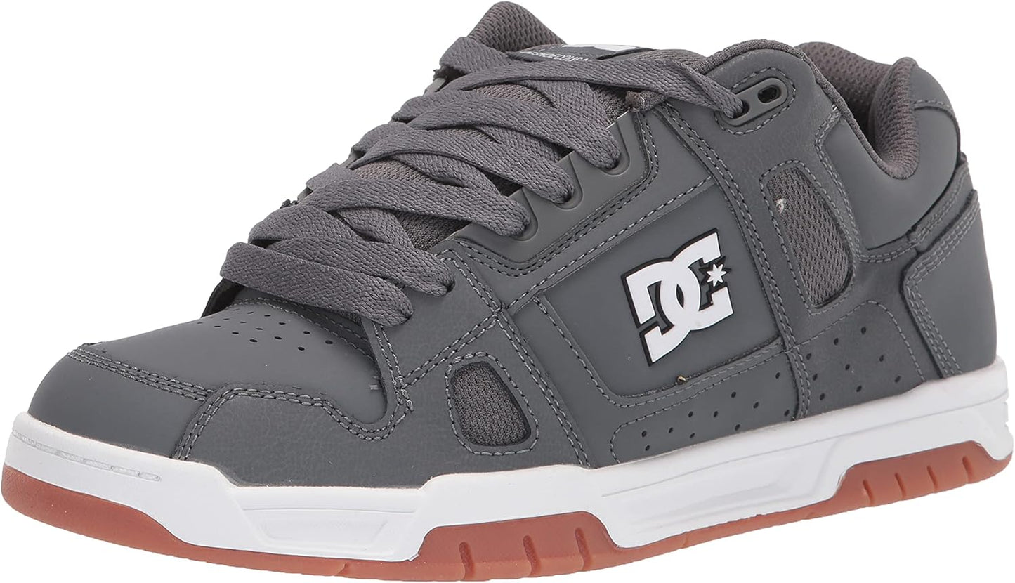 DC Men's Stag Low Top Skate Shoe: Comfort and Durability Combined