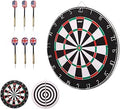 18 in Regulation Size Steel Tip Dartboard Game Set - Durable Bristle