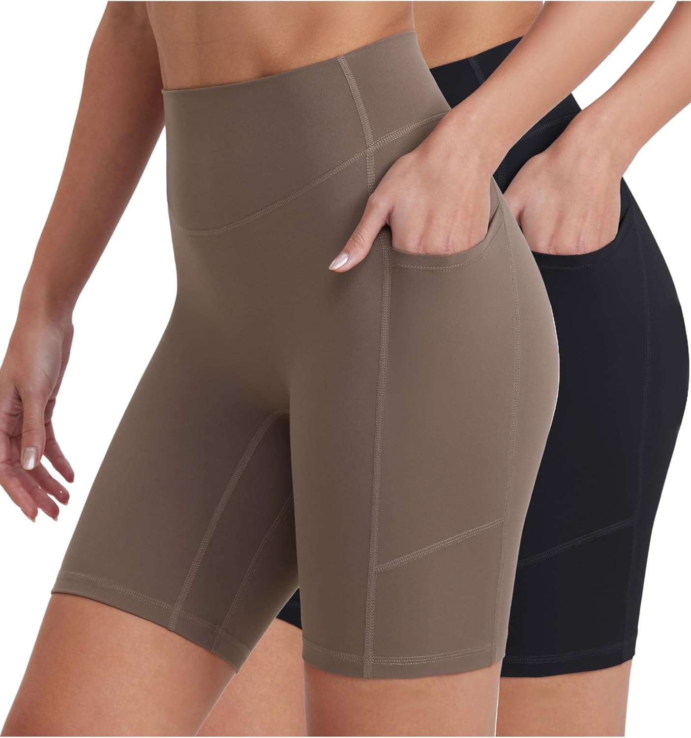 Biker Shorts for Women with Pockets for Summer Workouts