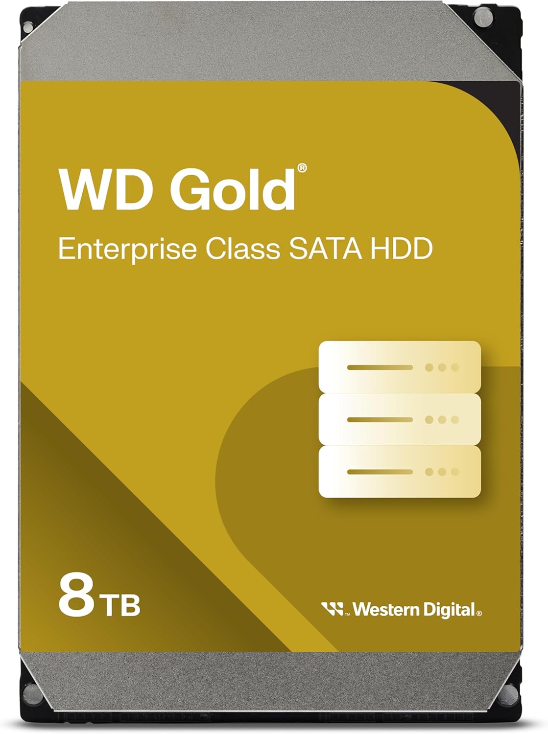 High-Performance 8TB WD Gold Enterprise HDD - 7200 RPM, 256MB Cache